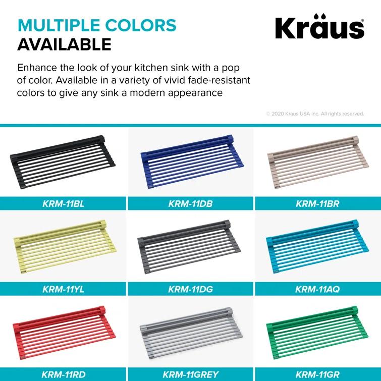 33 in. KRAUS Bellucci Workstation Drop-In Granite Composite Single Bowl Kitchen Sink with Accessories