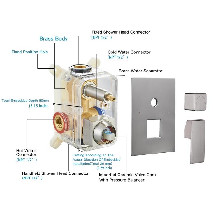 All-In-One Kit with Rough in-Valve