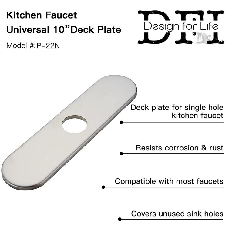 Kitchen and Bathroom Sink Deck Plate