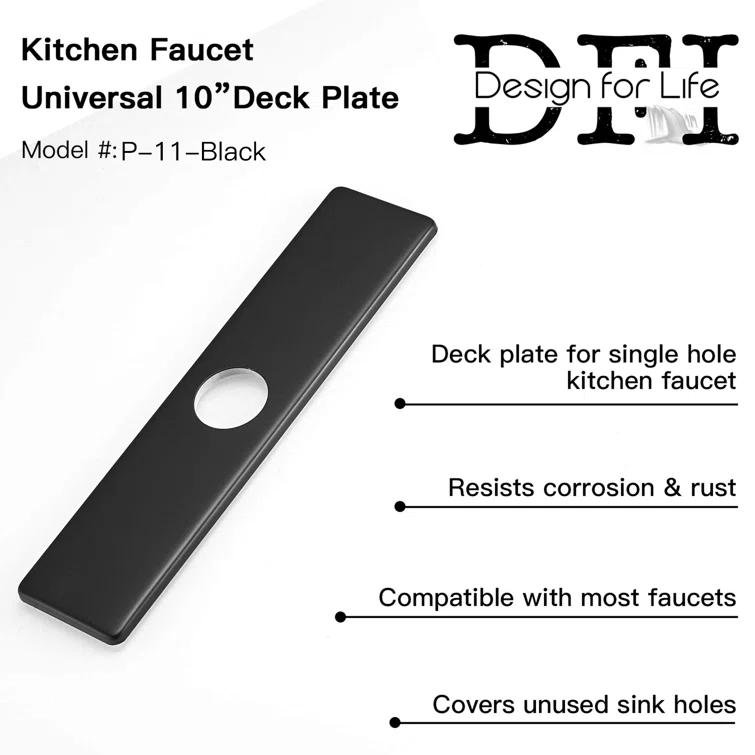 Kitchen and Bathroom Sink Deck Plate