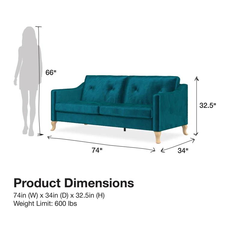 Tess 74'' Upholstered Sofa