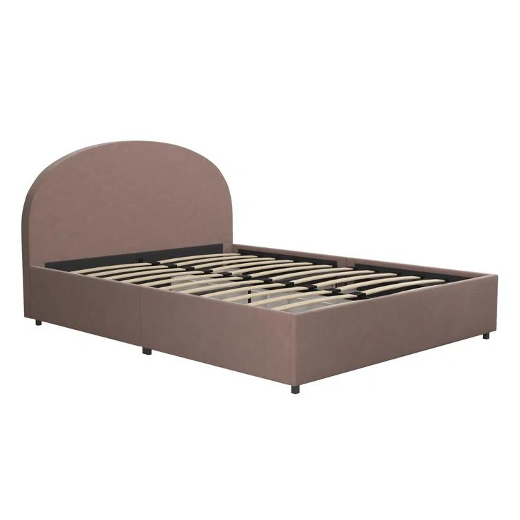 Moon Upholstered Platform Storage Bed