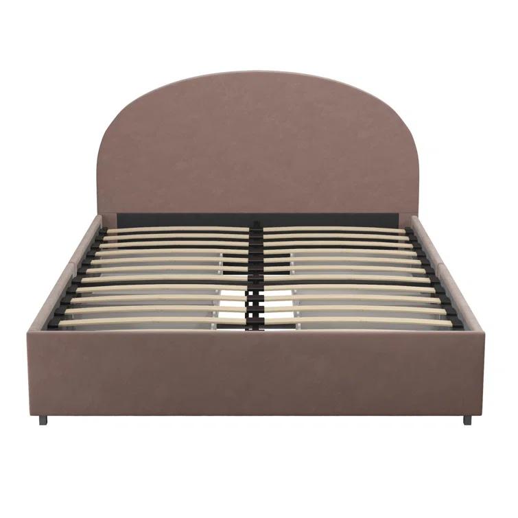 Moon Upholstered Platform Storage Bed