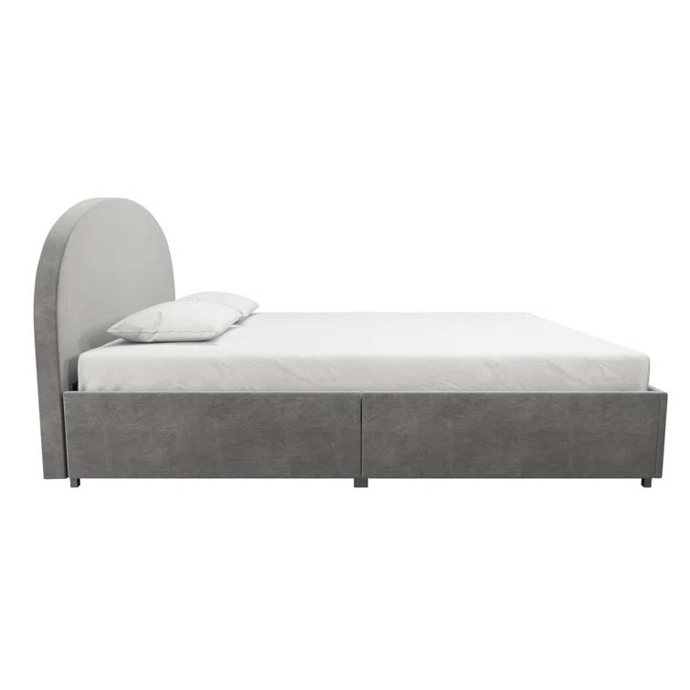 Moon Upholstered Platform Storage Bed
