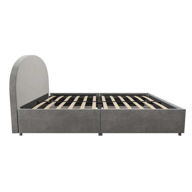 Moon Upholstered Platform Storage Bed