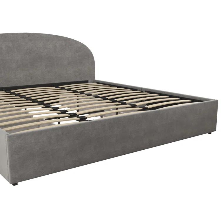 Moon Upholstered Platform Storage Bed