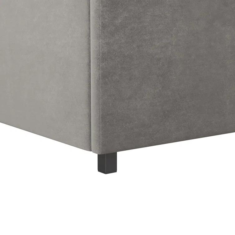 Moon Upholstered Platform Storage Bed