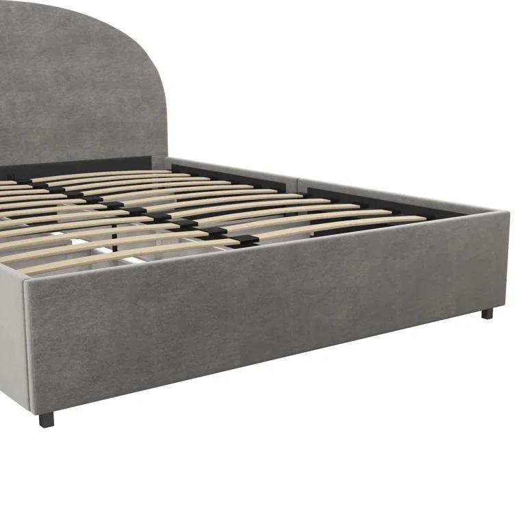 Moon Upholstered Platform Storage Bed