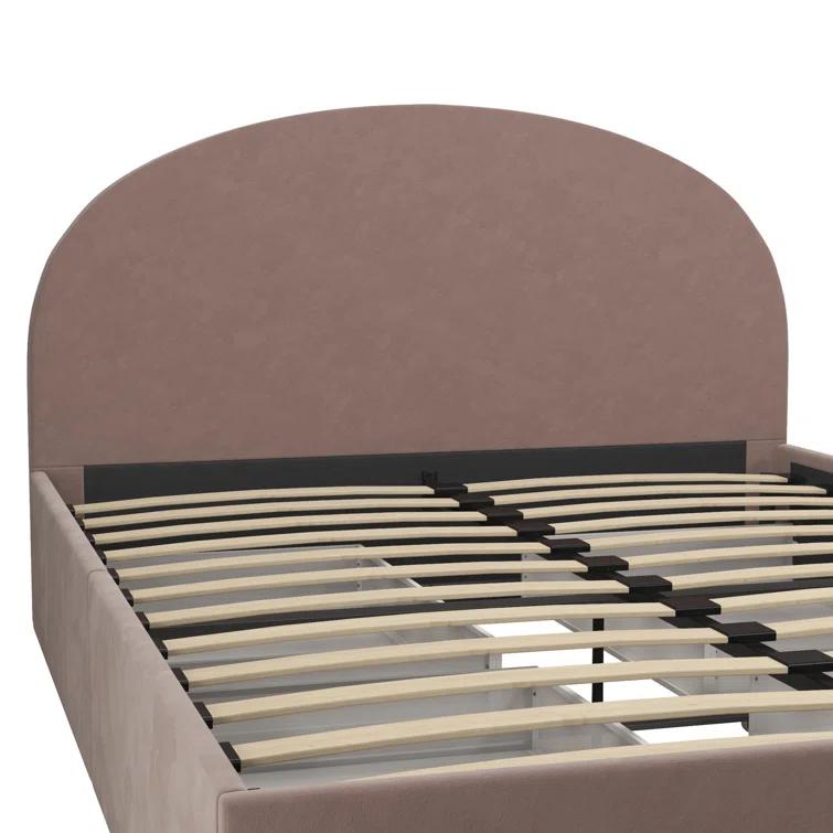 Moon Upholstered Platform Storage Bed