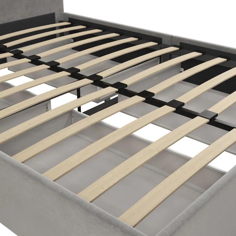 Moon Upholstered Platform Storage Bed