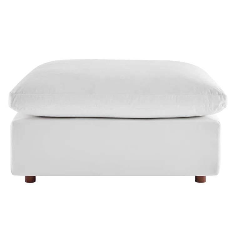 Modway Commix Down Filled Overstuffed Performance Velvet Ottoman