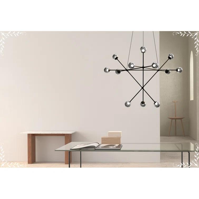 SONNEMAN Proton™ 12 - Light Dimmable LED Sputnik Sphere Chandelier