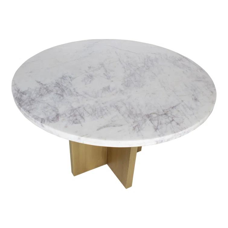 Rita 48'' Round Marble Dining Table