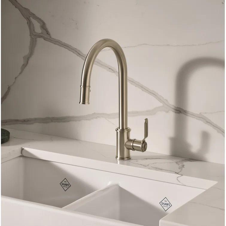Perrin & Rowe U.4534HT-ULB-2 Armstrong Pull-Down Touchless Kitchen Faucet