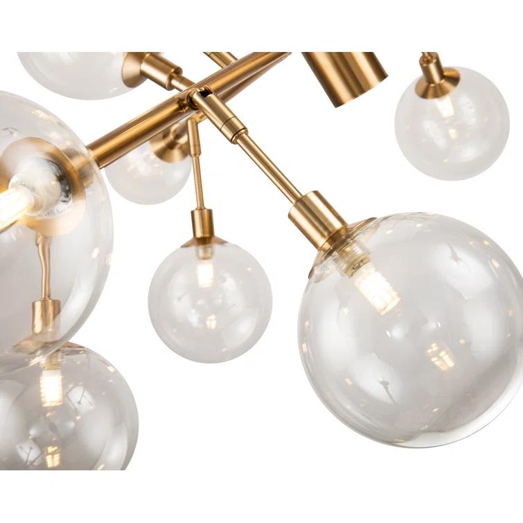 Baldwin 18 - Light Sputnik Sphere Chandelier