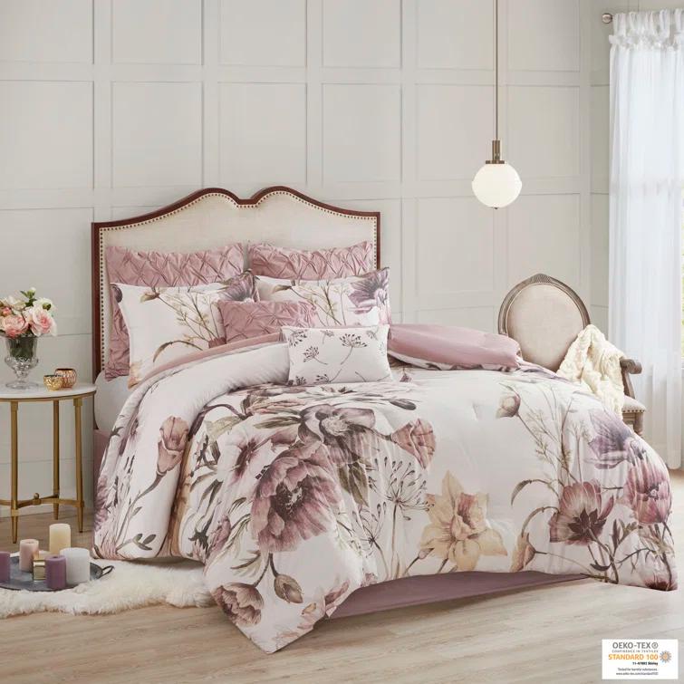 Madison Park Cassandra 3 Piece Cotton Duvet Cover Set & Reviews | Wayfair