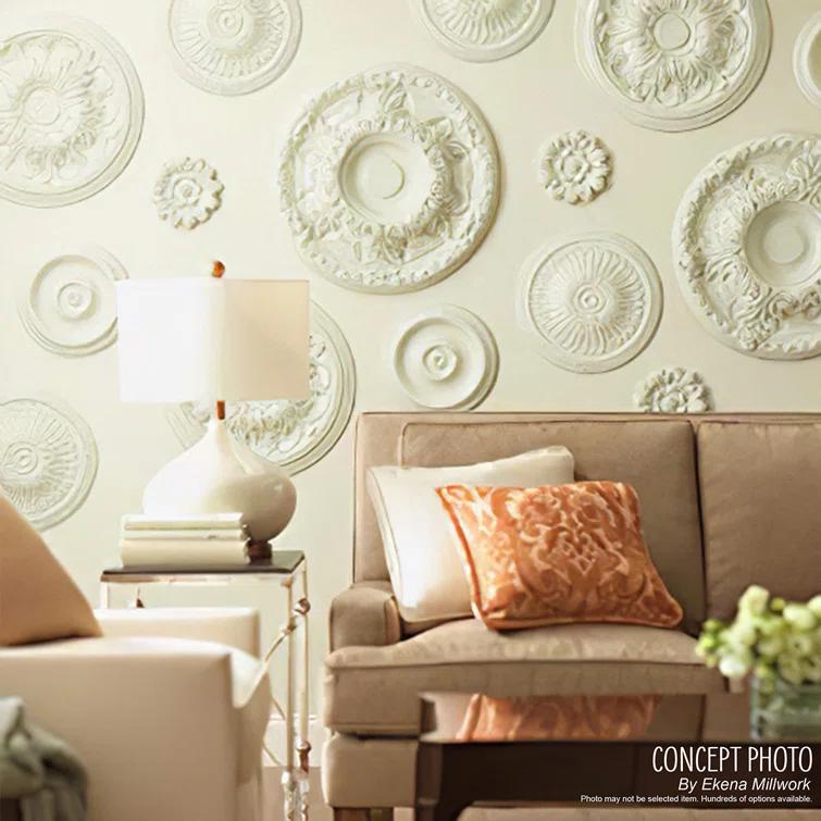 Rose and Ribbon Ceiling Medallion