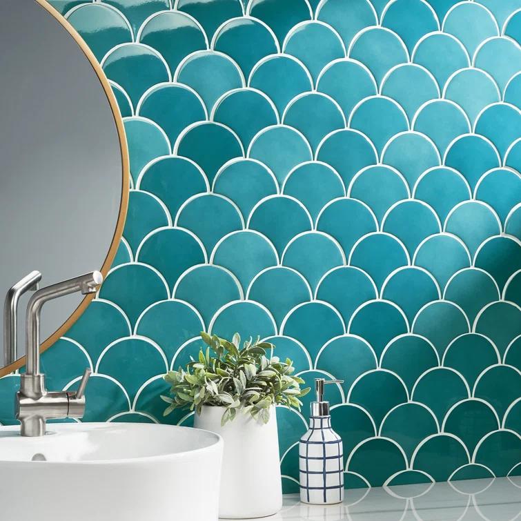 Riptide 2" x 5" Ceramic Patterned Wall Tile (4.06 Sq. Ft. / Case)