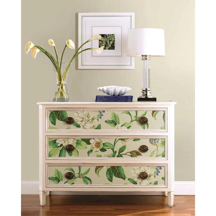 Waverly Peel & Stick Floral Roll