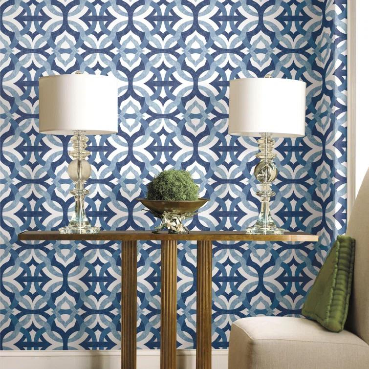 Waverly Peel & Stick Geometric Roll