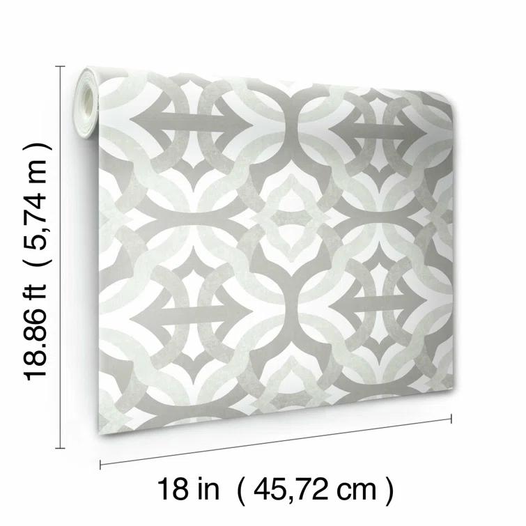 Waverly Peel & Stick Geometric Roll