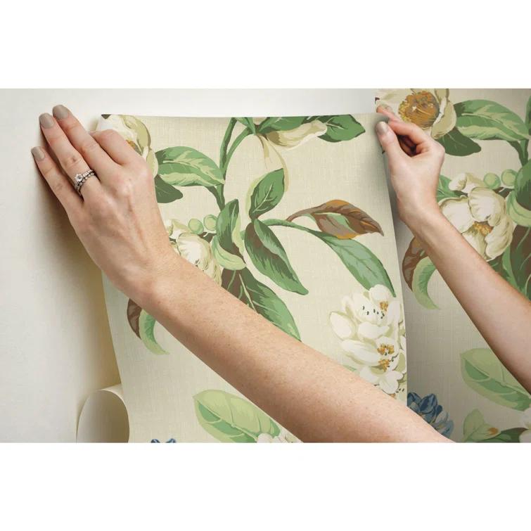 Waverly Peel & Stick Floral Roll