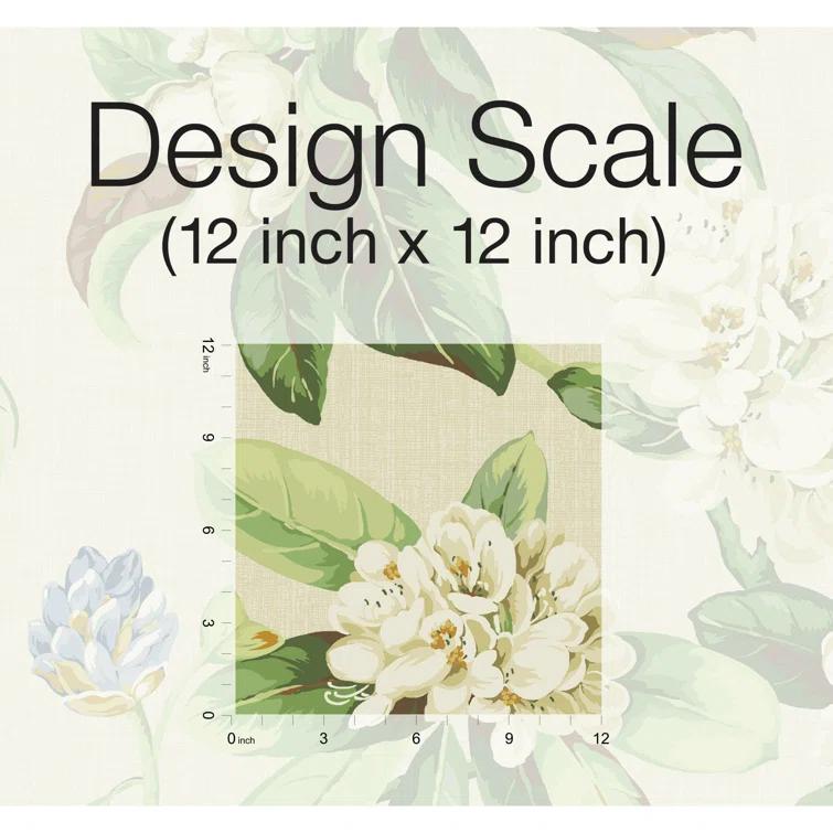 Waverly Peel & Stick Floral Roll