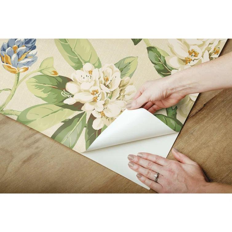 Waverly Peel & Stick Floral Roll