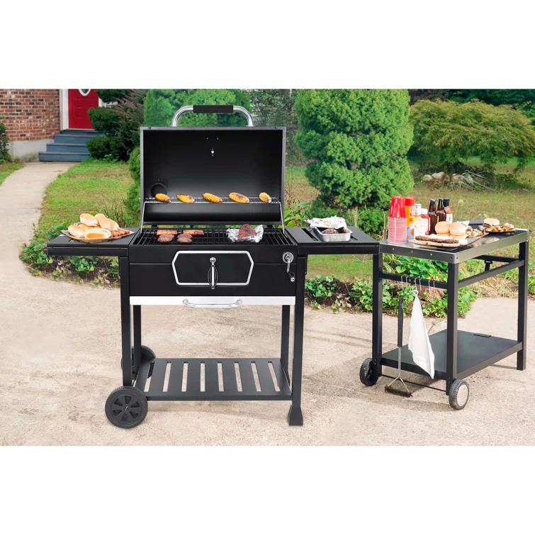 Royal Gourmet Deluxe 30-Inch Charcoal Grill, Black