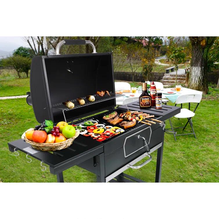 Royal Gourmet Deluxe 30-Inch Charcoal Grill, Black