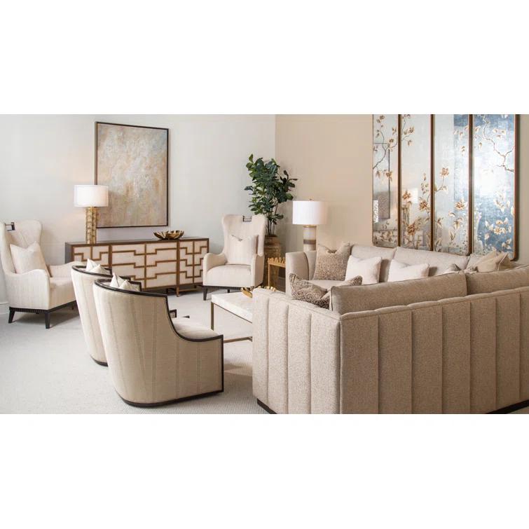 John-Richard Calcite Stone Top Coffee Table