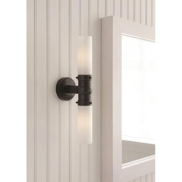 Hand-Rubbed Antique Brass Outdoor Dimmable Sconce