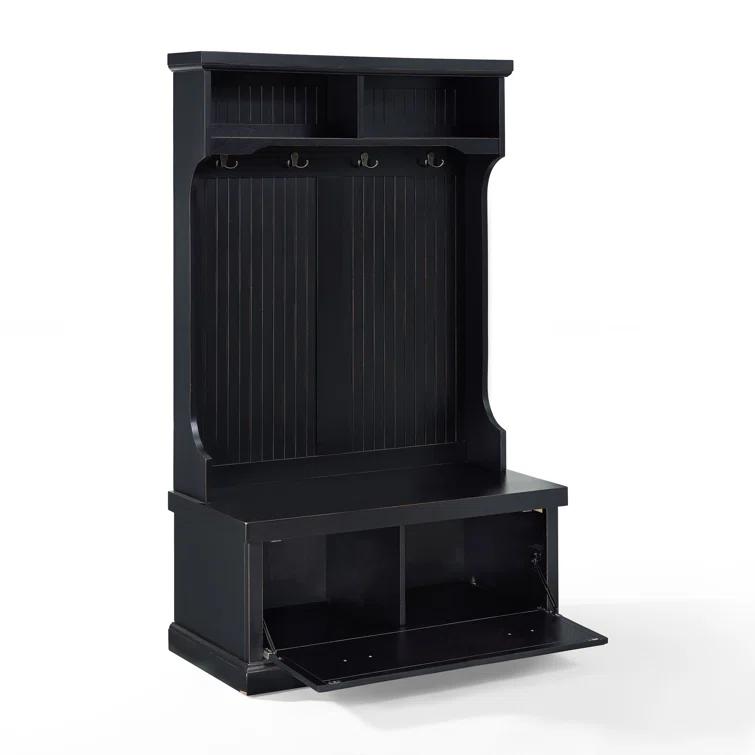Seaside Hall Tree 40'' Wide with Bench and Shoe Storage