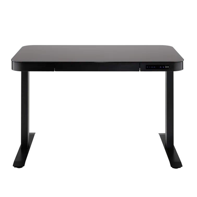 airLIFT 48" W Electric Adjustable Height Tempered Glass Desk