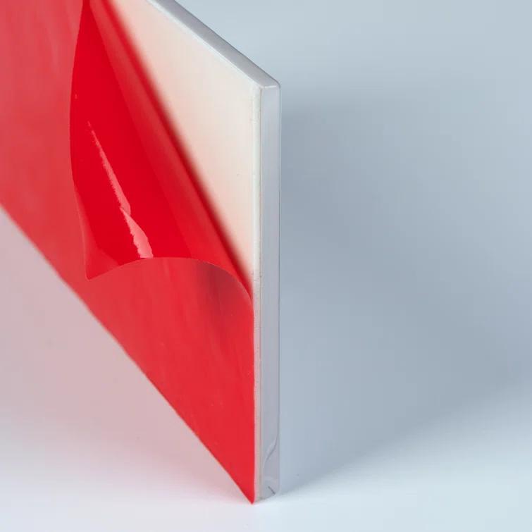 3'' W x 6'' L Glass Peel and Stick Subway Tile