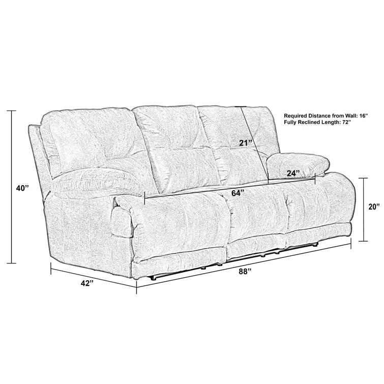 Catlett 88" Pillow Top Arm Sofa