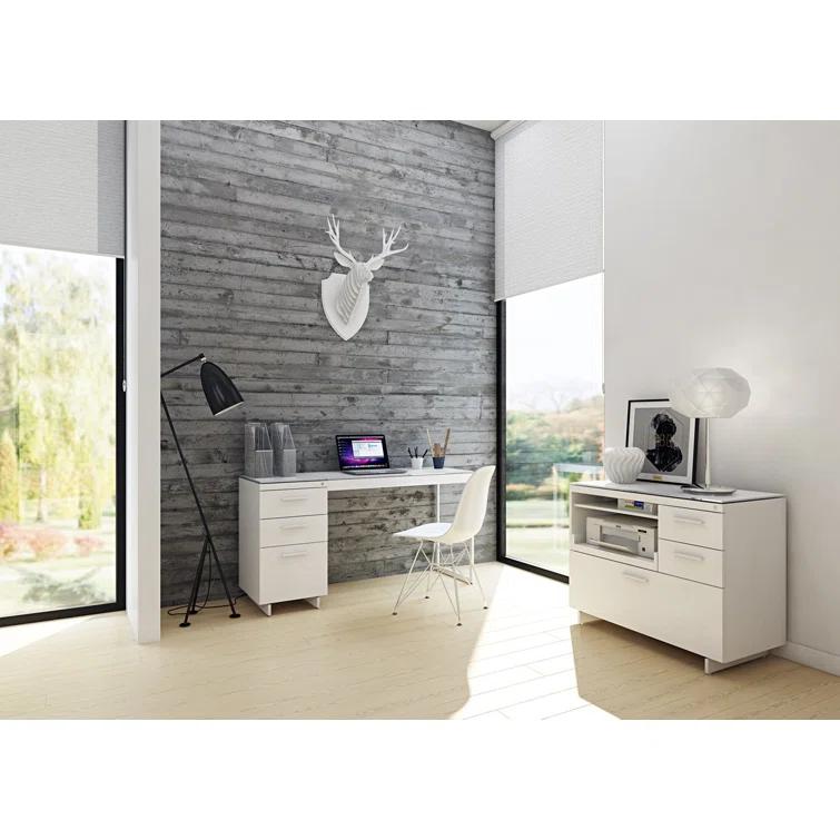 BDI Centro 15.5'' Wide 3 -Drawer File Cabinet