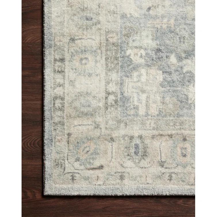 Sera Oriental Denim/Fog Area Rug