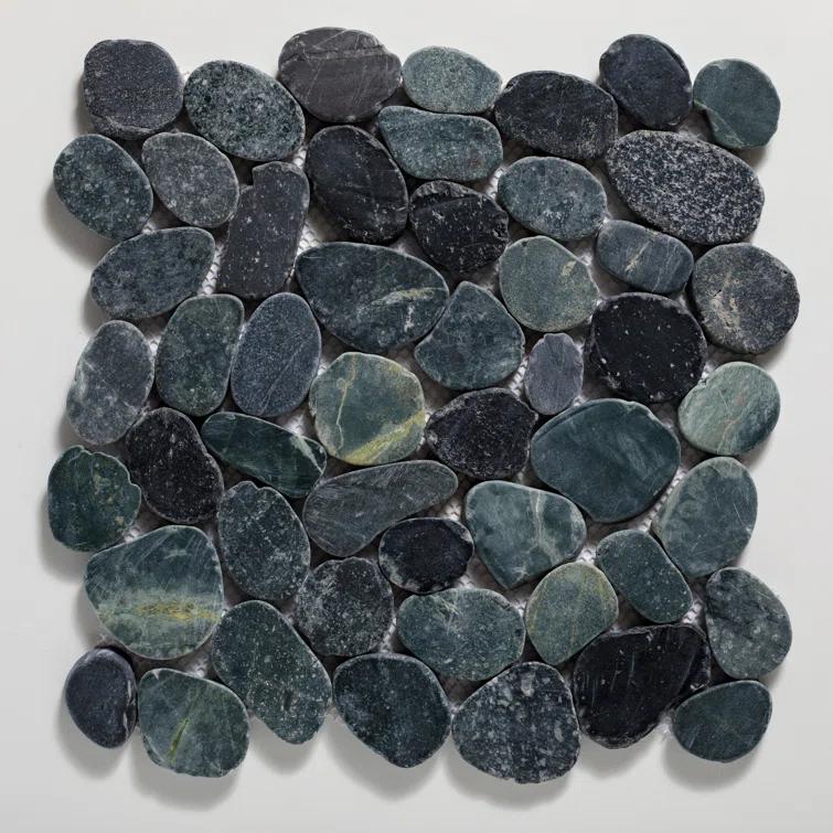 Sliced Pebble Mosaic Wall & Floor Tile