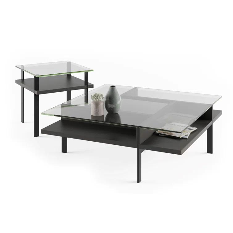 Terrace Glass Top End Table