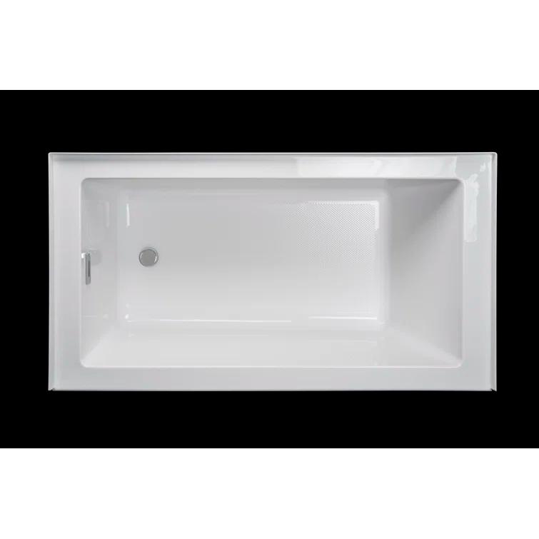 Comfort Linea™ 60" x 32" Soaking Bathtub with Left Drain