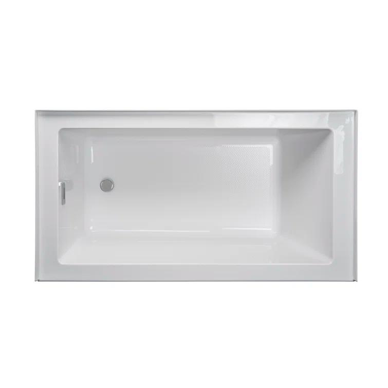 Comfort Linea™ 60" x 32" Soaking Bathtub with Left Drain