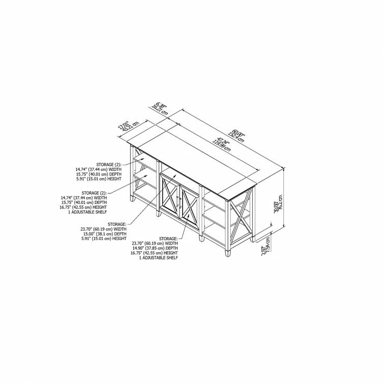 Huckins TV Stand for TVs up to 65"