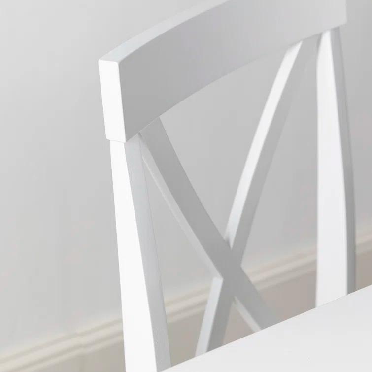5 - Piece Dining Set with X-Back Chairs
