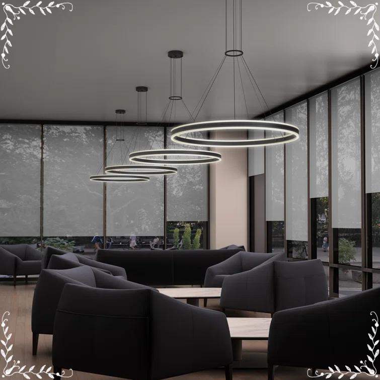 Double Corona 2 - Light Dimmable LED Wagon Wheel Chandelier