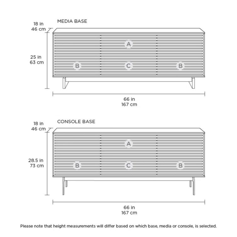 Align 66" Media Console