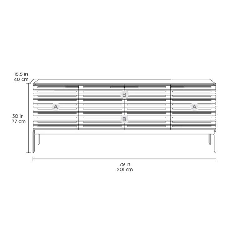 Corridor 50'' Media Console