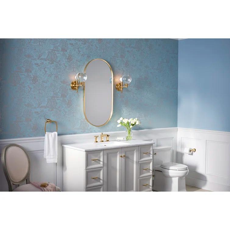 Essential Capsule Wall Mirror, Bathroom/Vanity Mirror with Frame
