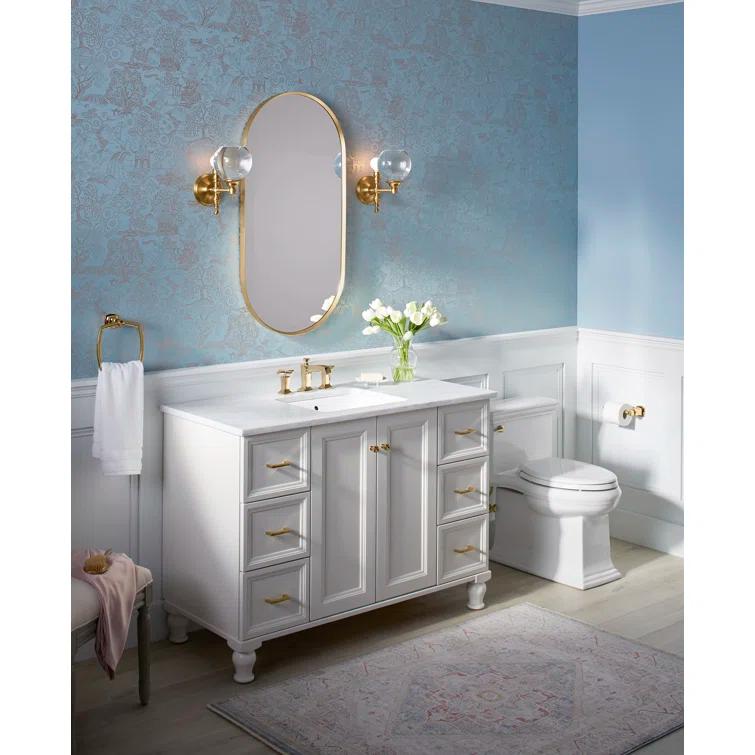Essential Capsule Wall Mirror, Bathroom/Vanity Mirror with Frame