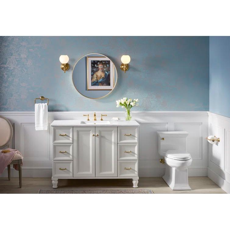 Essential Round Wall Mirror, Bathroom/Vanity Mirror with Frame